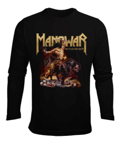 Manowar Erkek Uzun Kol Yazlık Tişört