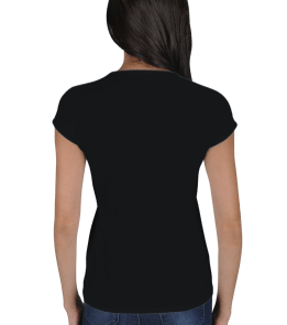 Manowar Siyah Kadın Tişört