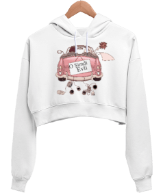 Married Kadın Crop Hoodie Kapüşonlu Sweatshirt