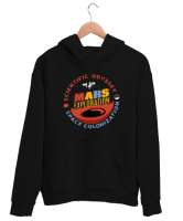 Mars Görevi - Keşif - Exploration Siyah Unisex Kapşonlu Sweatshirt - Thumbnail