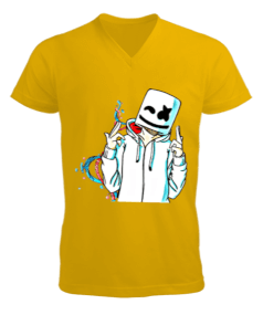 Marshmallow Erkek Kısa Kol V Yaka Tişört