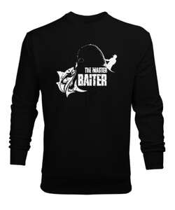 Master Fishing Siyah Erkek Sweatshirt