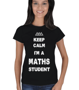 Matematik Keep Calm ms bs Kadın Tişört