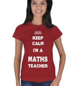 Matematik Keep Calm mt bk Kadın Tişört