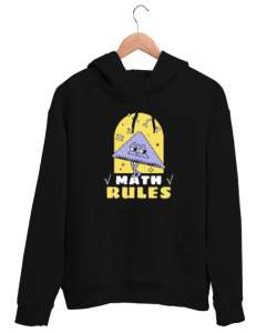 Math Rules Matematik Kuralları Matematik öğretmenleri öğretmenler günü özel tasarım Siyah Unisex Kapşonlu Sweatshirt