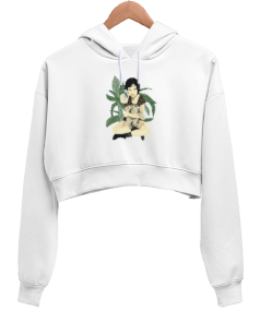 mathilda croptop Kadın Crop Hoodie Kapüşonlu Sweatshirt