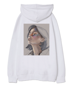 Matmazel Oversize Unisex Kapüşonlu Sweatshirt