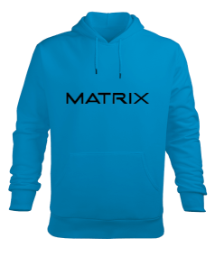 Matrix Erkek Kapüşonlu Hoodie Sweatshirt