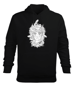 Medusa Erkek Kapüşonlu Hoodie Sweatshirt