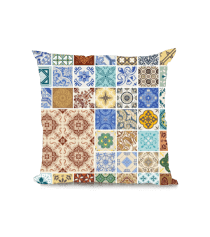 Mega Patchwork Kare Yastık