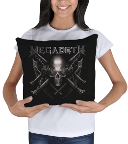 Megadeth Kare Yastık