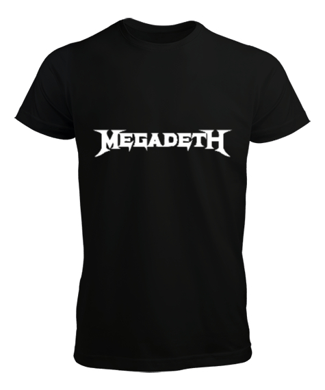 Tisho - Megadeth Logo Siyah Erkek Tişört