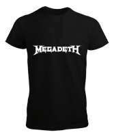 Megadeth Logo Siyah Erkek Tişört - Thumbnail