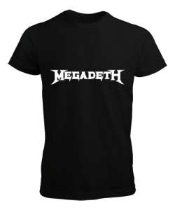 Megadeth Logo Siyah Erkek Tişört