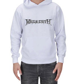 MEGADETH SWEATSHİRT Erkek Kapşonlu