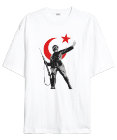 Mehmetçik Oversize Unisex Tişört