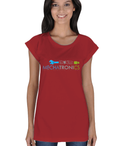 Mekatronik Kadın Tunik Tshirt - Mechatronics Kadın Tunik