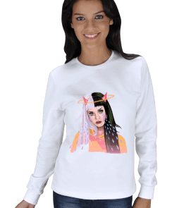 Melanie Martinez baskılı KADIN SWEATSHIRT