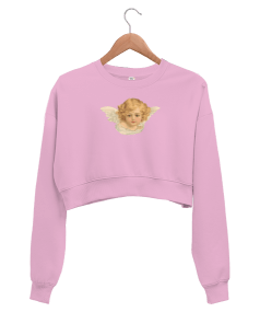 Melek Kadın Crop Sweatshirt