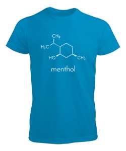 Mentol Molekül - Molecule Turkuaz Erkek Tişört