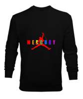 Mercury Queen Siyah Erkek Sweatshirt - Thumbnail