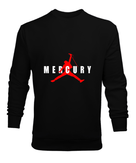 Tisho - Mercury Queen Siyah Erkek Sweatshirt