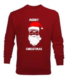 Merry Christmas Baskılı Erkek Sweatshirt