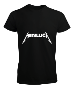 Metallica Heavy Metal Tasarım Baskılı Siyah Erkek Tişört