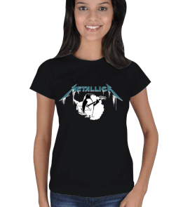 Metallica Penguen Kadın Tişört