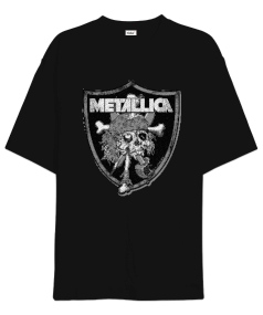 Metallica Rock Baskılı Oversize Unisex Tişört