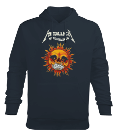 Metallica Rock Tasarım Baskılı Erkek Kapüşonlu Hoodie Sweatshirt