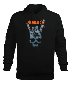 Metallica Rock Tasarım Baskılı Erkek Kapüşonlu Hoodie Sweatshirt