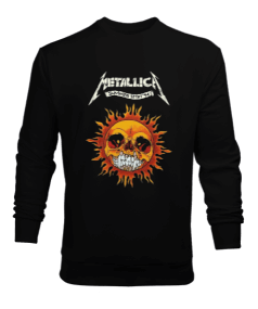 Metallica Rock Tasarım Baskılı Erkek Sweatshirt