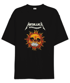 Metallica Rock Tasarım Baskılı Oversize Unisex Tişört