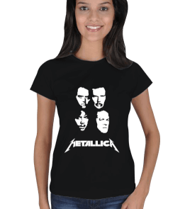 Metallica Siyah Kadın Tişört