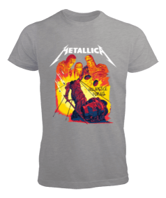 Metallica Tasarım Baskılı Erkek Tişört