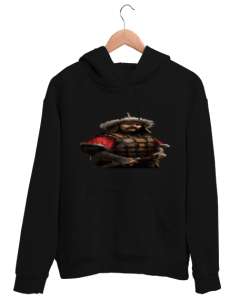 Metehan Siyah Unisex Kapşonlu Sweatshirt