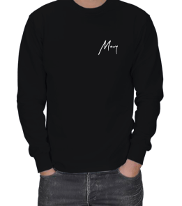 Mevy Arty Siyah ERKEK SWEATSHIRT