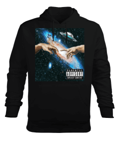 Michelangelo kara delik Erkek Kapüşonlu Hoodie Sweatshirt