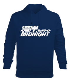 Midnight Erkek Kapüşonlu Hoodie Sweatshirt