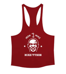 Mike Tyson Kırmızı Erkek Tank Top Atlet