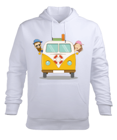 minbus Erkek Kapüşonlu Hoodie Sweatshirt