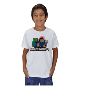 Minecraft Çocuk T-shirt Çocuk Unisex