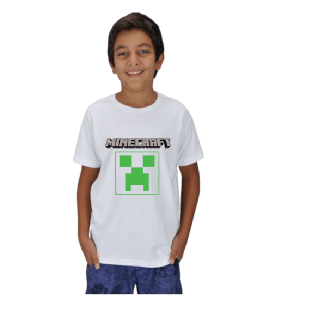 Minecraft Çocuk Tişört Çocuk Unisex