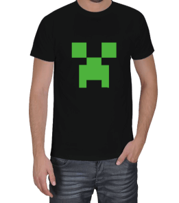 Minecraft Creeper Erkek Tişört