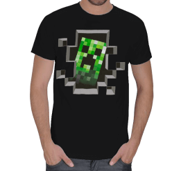 Minecraft Erkek Kısa Kol Tişört Erkek Tişört