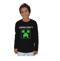 MİNECRAFT T-SHİRT Çocuk Unisex Uzunkollu