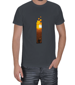 Minecraft Torch Premium Erkek Tişört