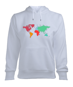 Minimalist Desenli Hoodie Kadın Kapşonlu Hoodie Sweatshirt