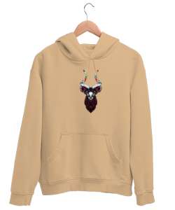 miracle of nature Camel Unisex Kapşonlu Sweatshirt